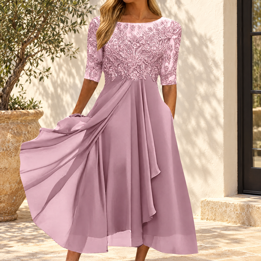 Rhonda Elegant Lace Dress